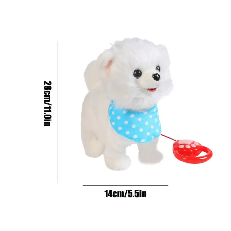 산책 강아지 장난감 대화 형 봉제 동물 장난감 대화 형 홈 장식 봉제 만화 전기 동반 인형 소년 소녀