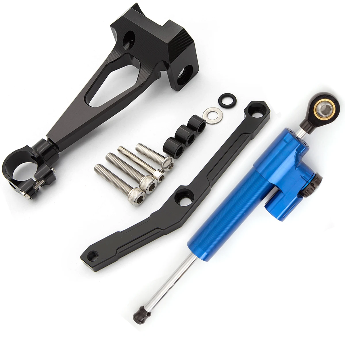 Para yamaha mt09 fz09 2013-2020 cnc alumínio amortecedor de direção motocicletas estabilizar amortecedores suporte