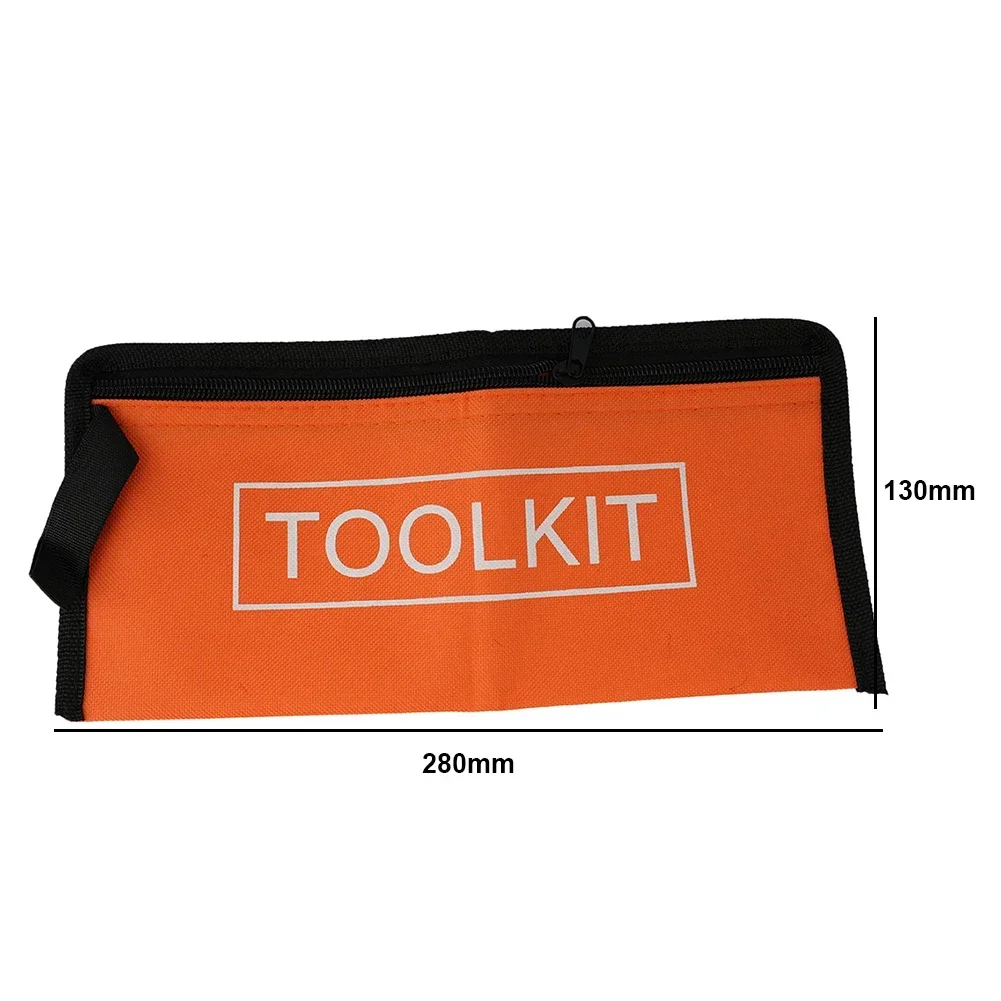 Tool Pouch Bag Waterproof Storage Case Multi-function Portable Bag Oxford Cloth Hardware Tool Kits 28x13cm