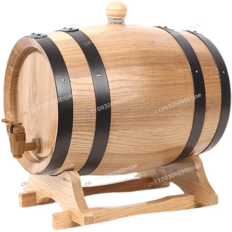 Oak solid wood gall-free wine fermentation barrel wine barrel home brewed wine  Internet celebrity oak  empty