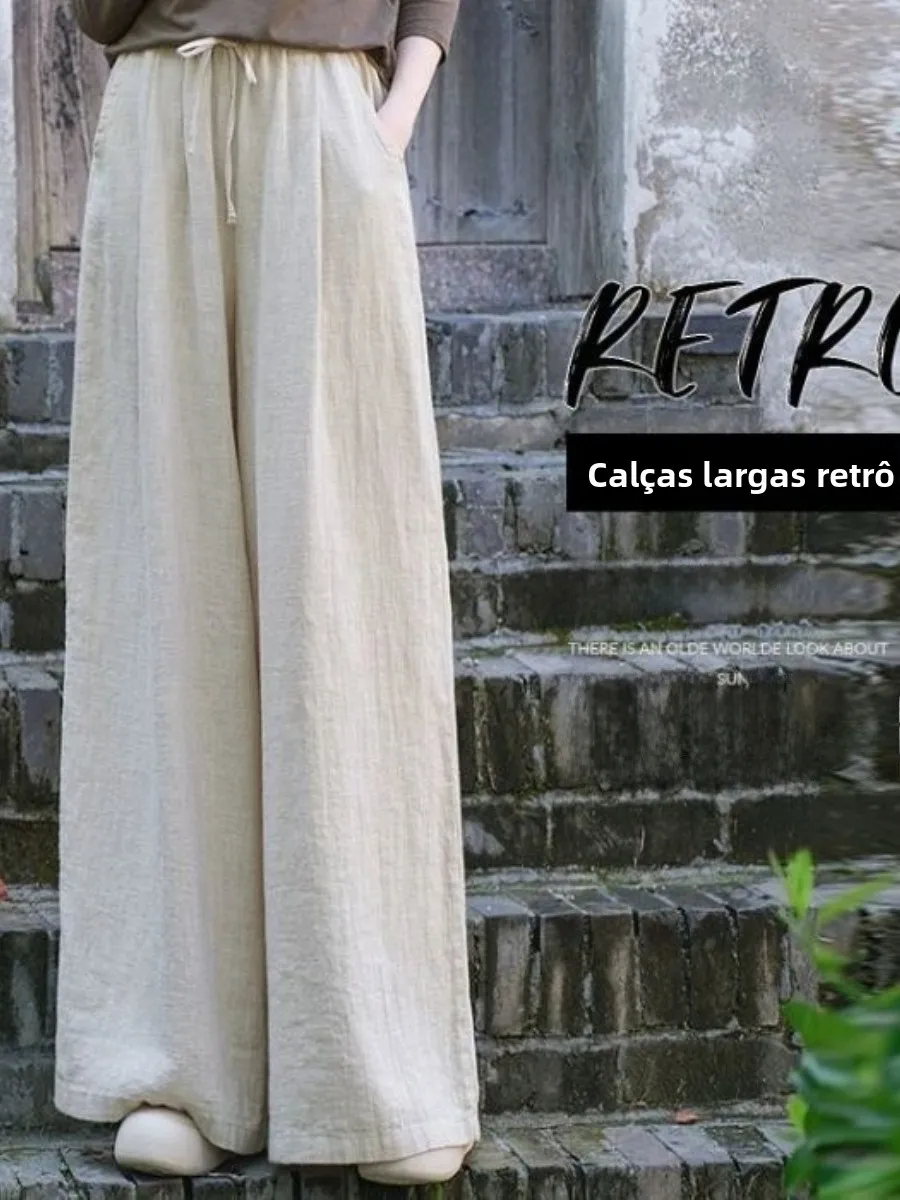 spring-cotton-linen-2026-new-loose-versatile-ethnic-wide-leg-pants-women-artistic-retro-casual-long-pants-belt-bule