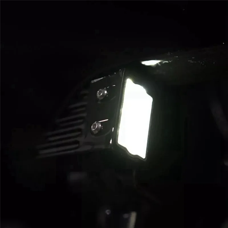 

NEW-Motorcycle LED Fairing Decorative Headlights Turn Warning Lights Tools For Softail Low Rider ST El Diablo