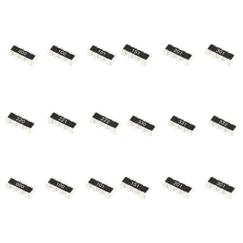 50pcs SMD Exclusion 0402 0603 ±1% Array 8P4R 4P2R Network Resistor 0R~1MR 4.7R 27R 36R 39R 100R 220R 330R 470R 1KR 10KR 22KR