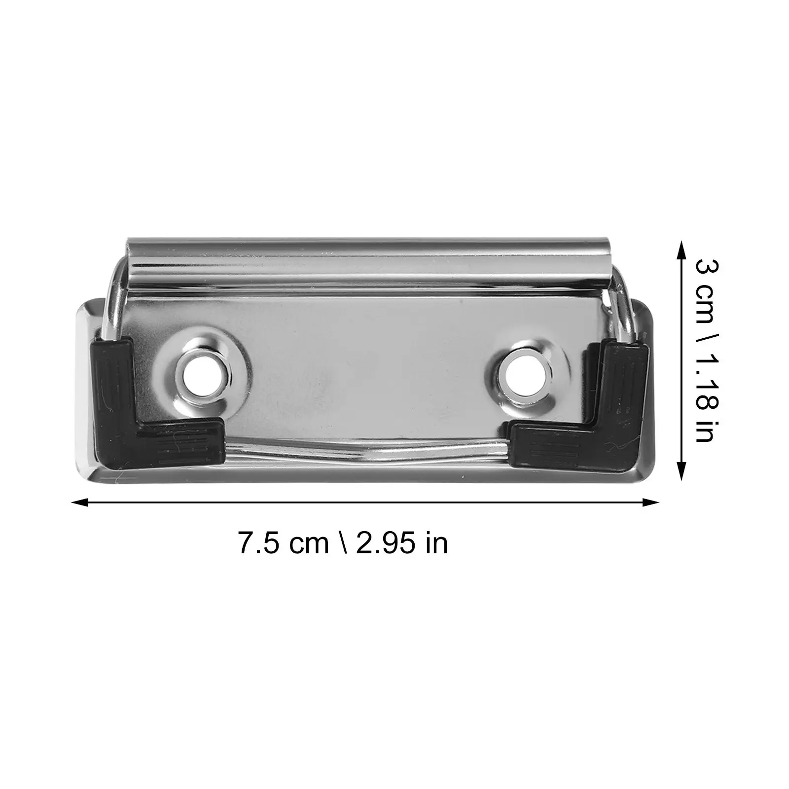 10Pcs Metal Clipboard Clips Professional Grade Document Clip for Clipboards File Boards Reports Letters Study Work Organization