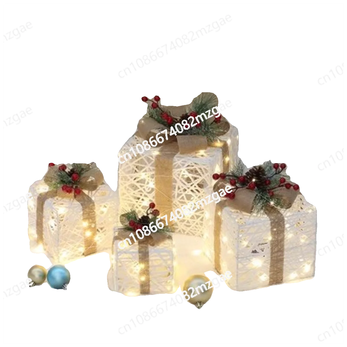 

Christmas Decoration Glow-in-the-dark Flocking