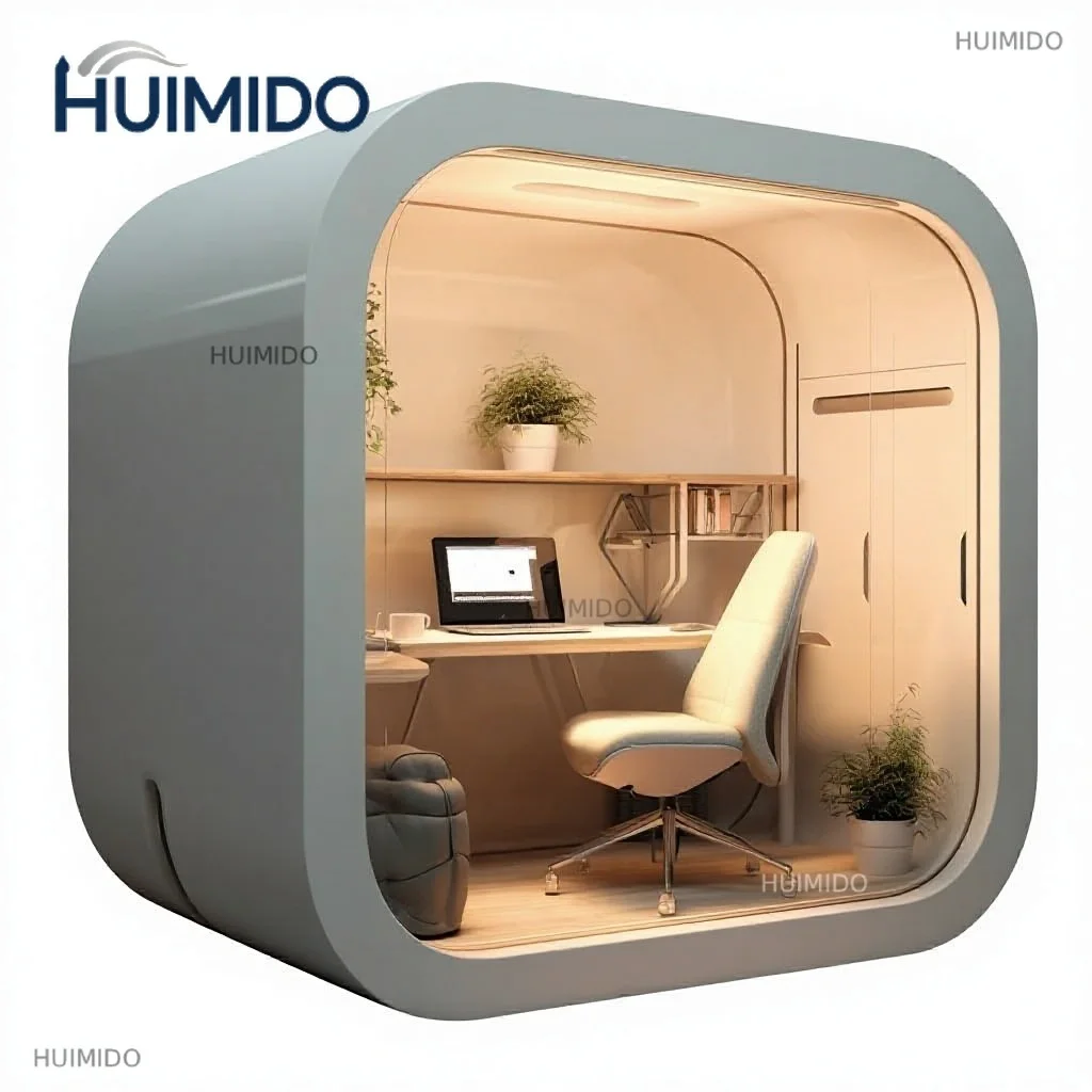Light Steel Soundproof Room Eco Friendly Multifunctional Pod For Sleeping Activity Telephone Recording Studio Office School