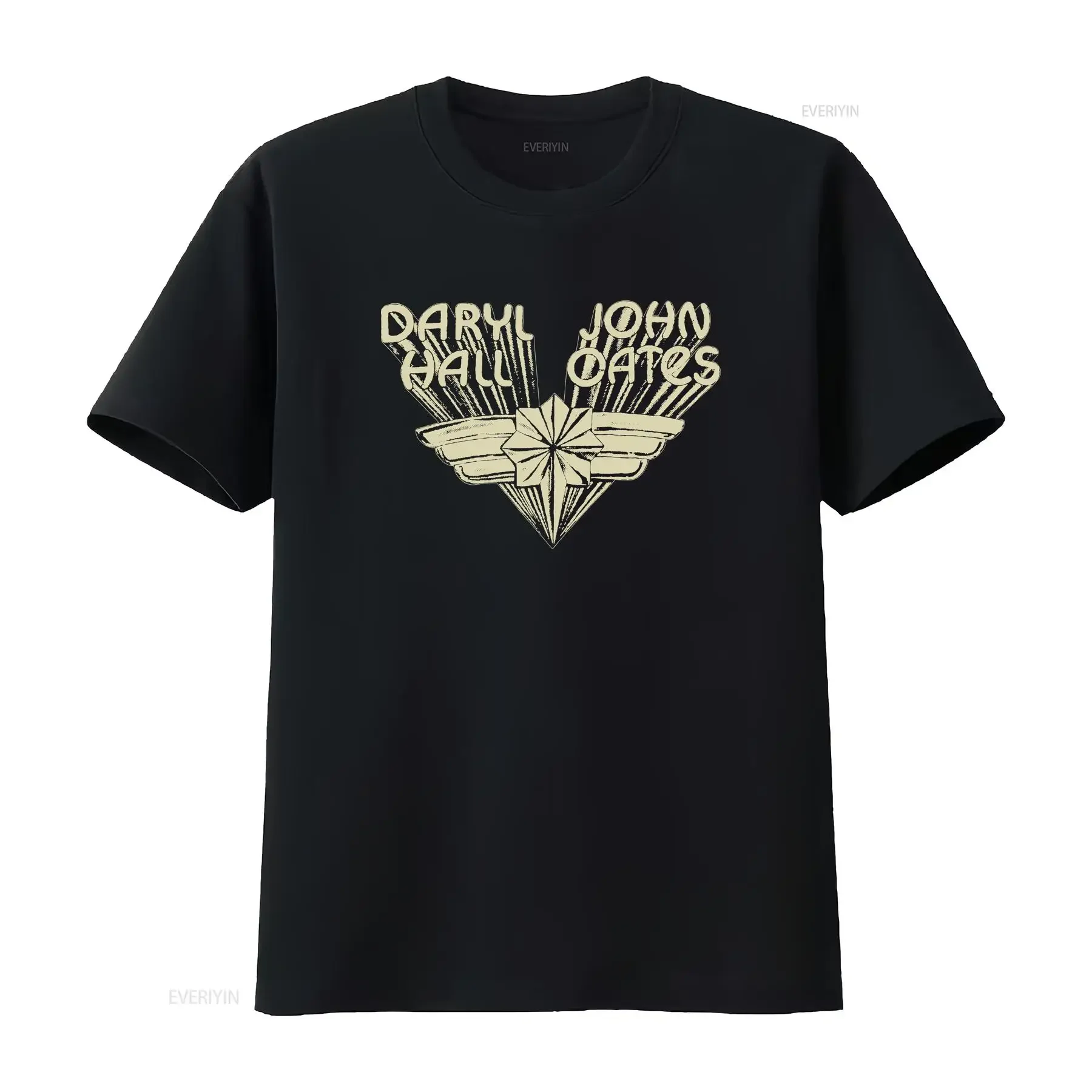 Hall And Oates Big Bam Boom T Shirt  Black Men S 5XL CC3841 vintage Washed Versatile graphic Comfortable Breathable Slightly
