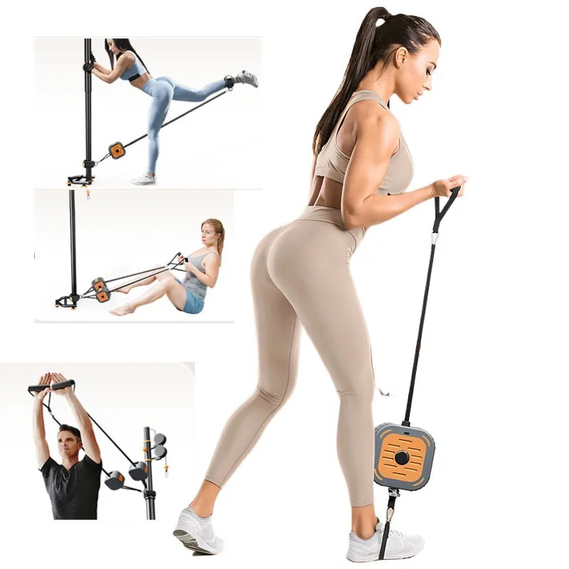 

Thin belly pull rope open shoulder beauty back expansion chest and abdomen strength training resistance device fitness equipment