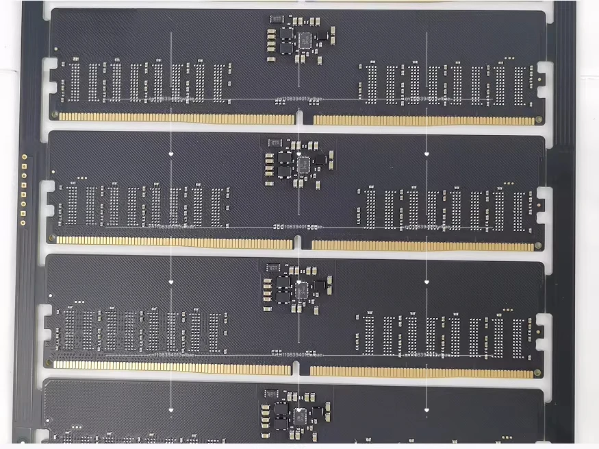 DDR5 Memory Baseplate 5th Generation Desktop DDR8 Stick Memory Baseplate Repair PCB Board Has Tin Discharge Capacitor