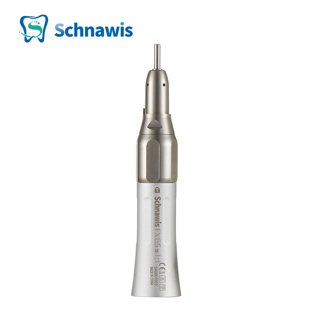 NSK FX25 FX65 Dental 1:1 Direct Drive Contra Angle Low Speed Handpiece Mini Head Dentistry Against Contra Angle Polishing Tools