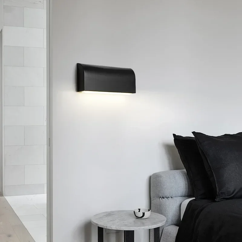 Applique Murale LED au Design Minimaliste Moderne, Luminaire Décoratif d'Nik, Idéal pour une Chambre à Coucher, un Salon, un Couloir ou des Escaliers, Nouveau Modèle