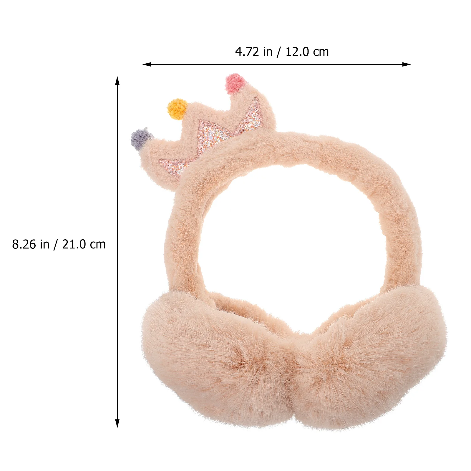 Portable Earmuff for Children Winter Warm Keeping Lovely Design High-Quality Material No Peculiar Smell Adorable