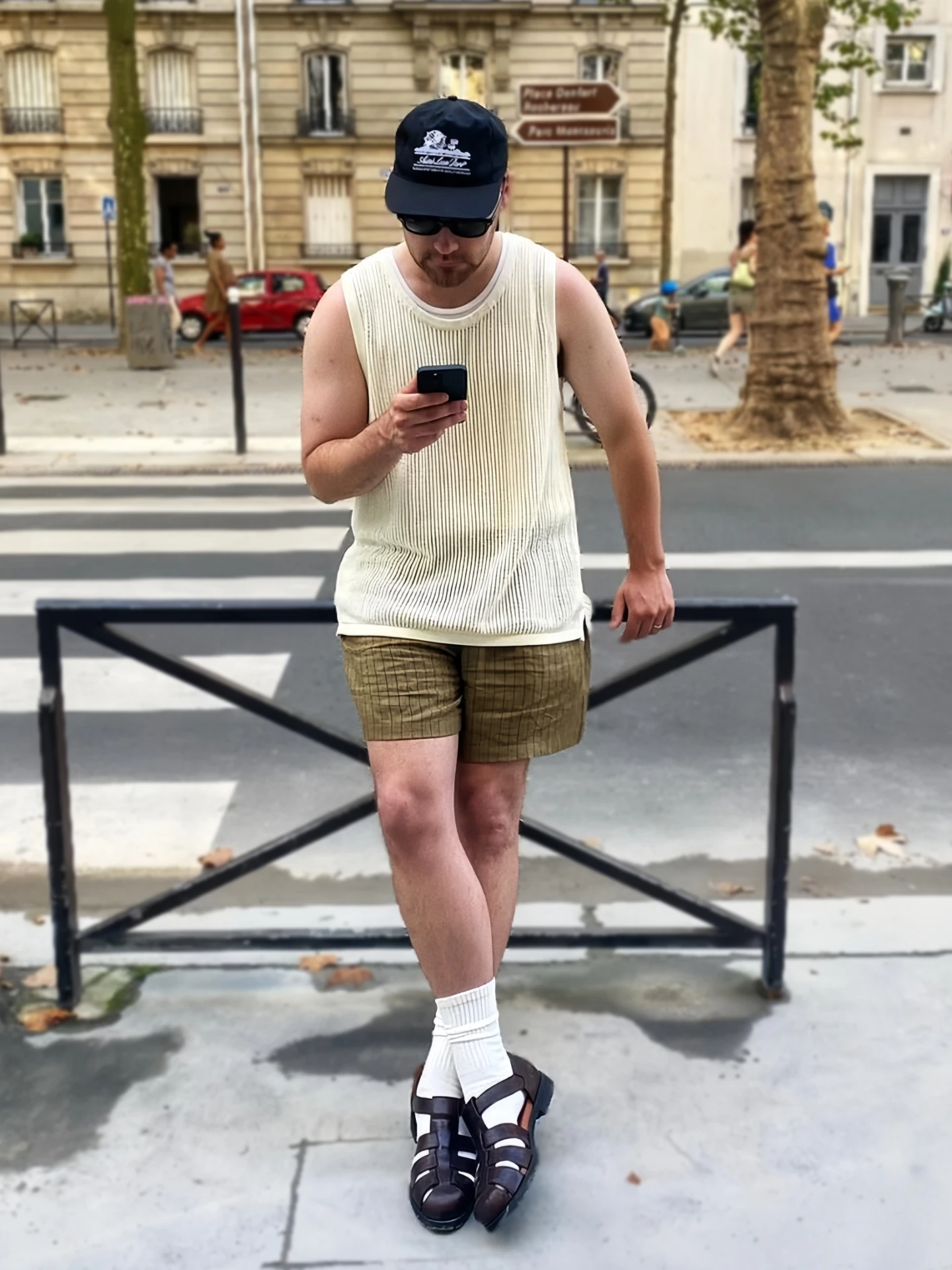 

Вязаный жилет в американском стиле ретро, однотонный ажурный свитер на бретельках, молодежный модный повседневный всесезонный круглый пуловер