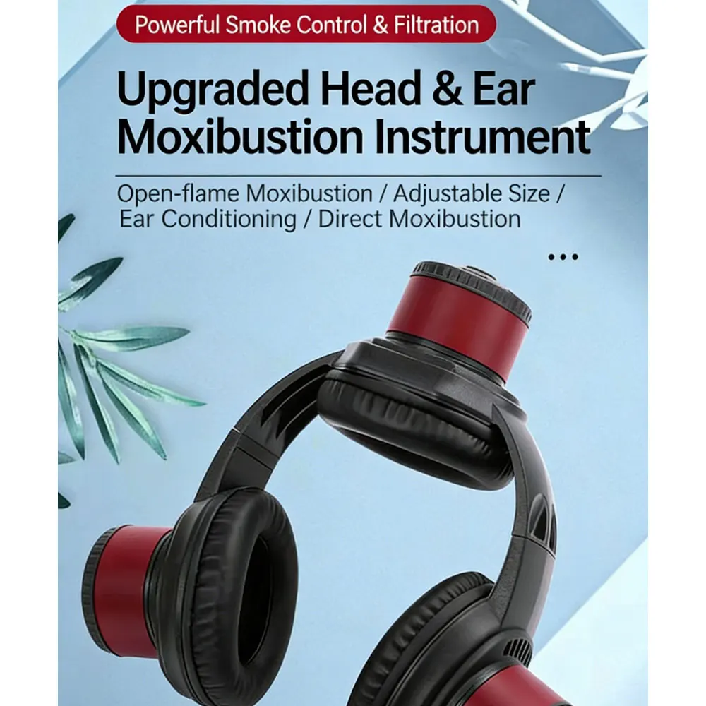 Smokeless Ear Head Moxibustion Box Ear Therapy Artifact Improve Tinnitus Ear Tightness and Hearing Loss Improve Sleep