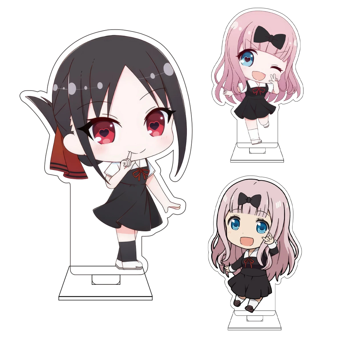 Figura Acrílica de 10CM del Anime Kaguya-sama: Love Is War, Base de Acrílico con Diseño de Ginjiro Shirato ‌   Adornos y Regalos de Kaguya Shinomiya