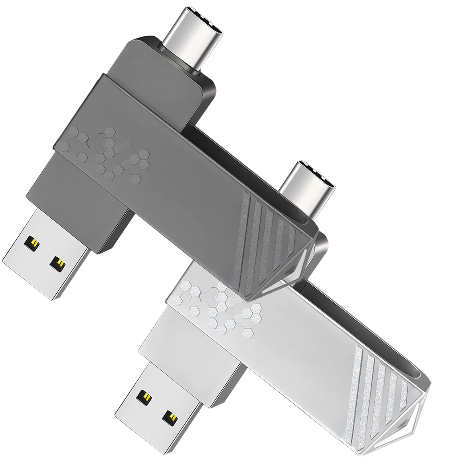 Type C USB Flash Drive OTG 2 IN 1 USB 2.0 Micro USB Pen Drive 128GB 64GB 32GB 16GB 8GB Pendrive Flash Drive
