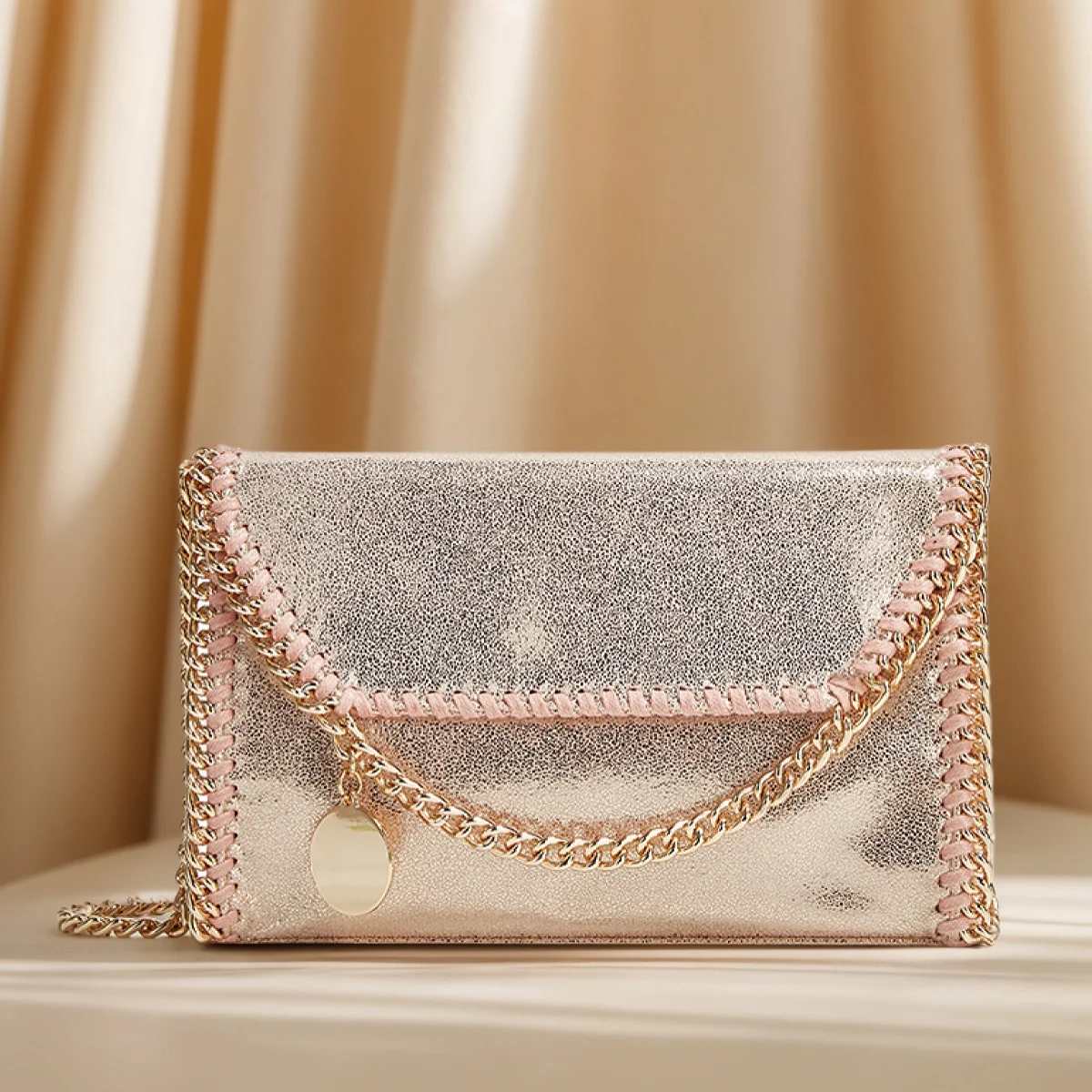 

Women's bag Luxury Designer Chain Crossbody with Quilted Purses and Shoulder Strap Female Ladies Hand Bags