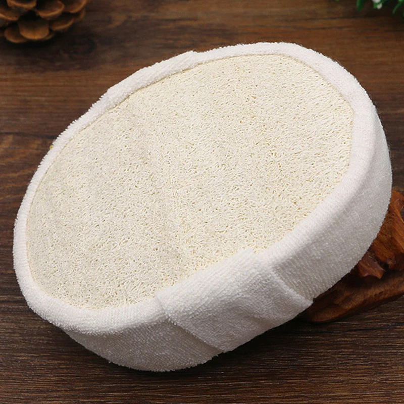 Natural Loofah Sponge Unisex Bath Towel Wipe Thick Sponge Bath Shower Rub Wash Body Scrubber Durable Healthy Massage Brush