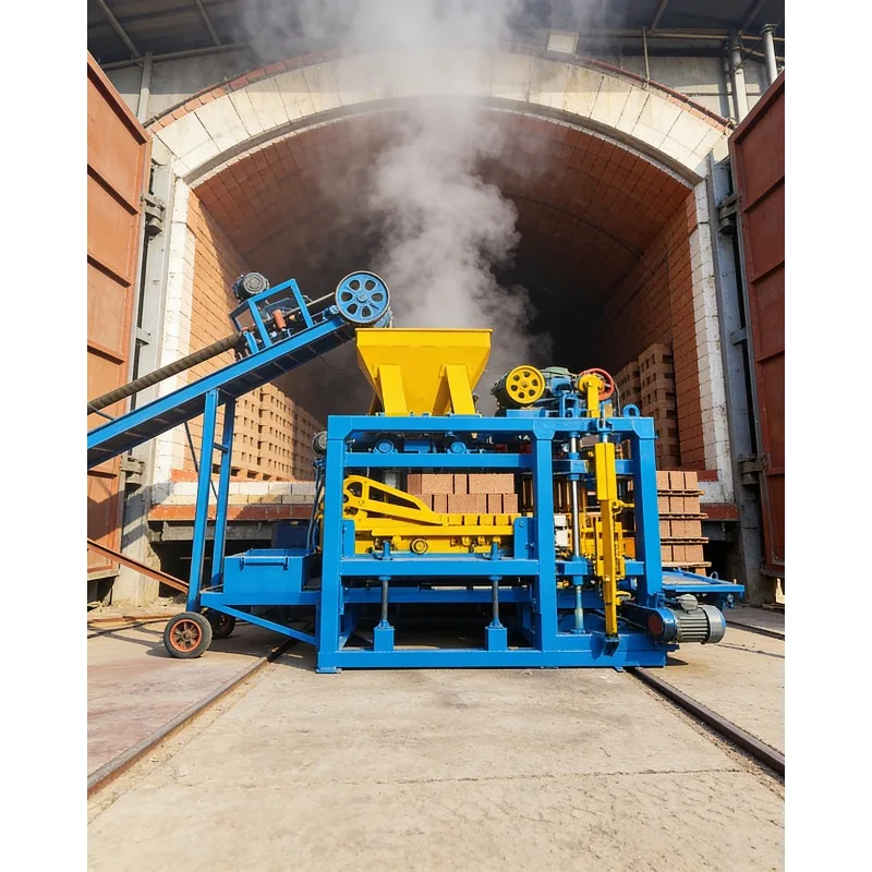 Interlocking Soil Cement Brick Making Machine | A Brique Hydraulique Presse | Automatic Hollow Block Maker for Africa South Amer