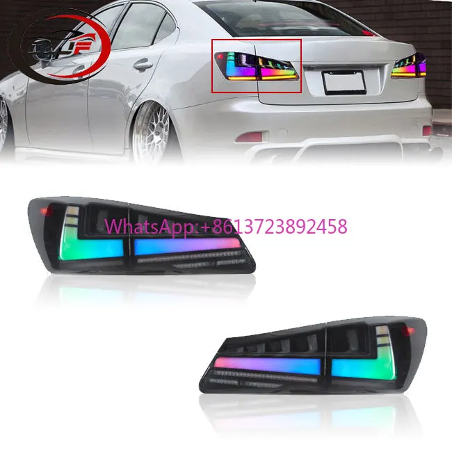

Upgrade LED Modified Parts RGB LED Tail Lamp Assembly Light Set for Lexus Is250 Is300 2006 2007 2008 2009 2010 2011 2012