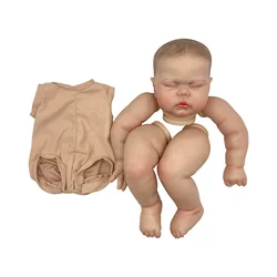 24inch Already Painted Kit Pickle Very Lifelike 3D Painted Veins Reborn Doll Parts with Body Handmade Bebe Reborn Kit muñeca