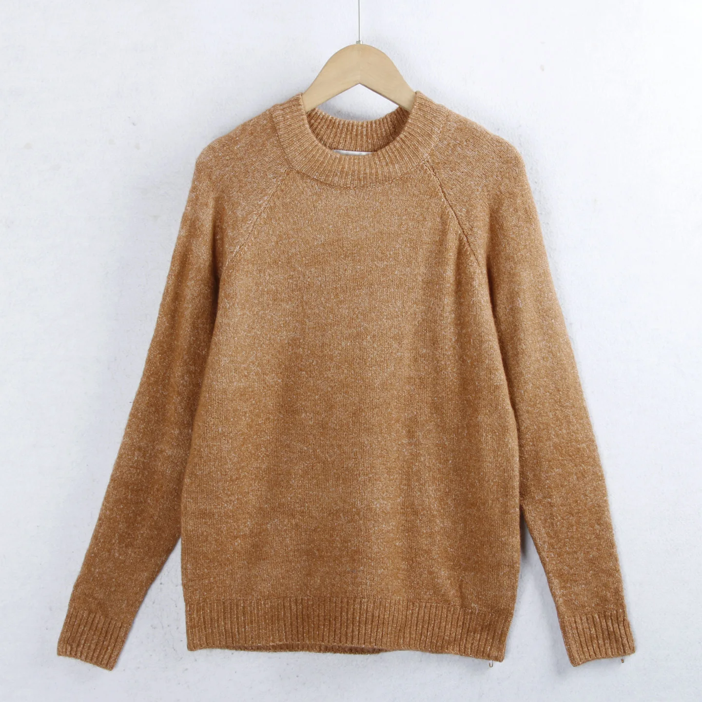 

Осенне-зимний вязаный свитер круглого цвета Ne, большие размеры, смешанные цвета, утягивающий длинный свек, шерстяной женский модный нейлоновый полиэстер, Sp...