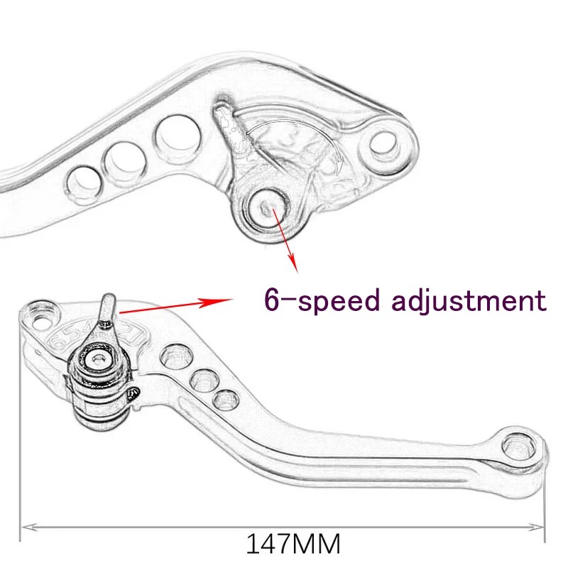 

Fit For Yamaha XSR900 XSR 900 ABS 2016-2020 2018 2019 2021 2022 Adjustable CNC Motorcycle Brake Clutch Lever 6-speed adjustment