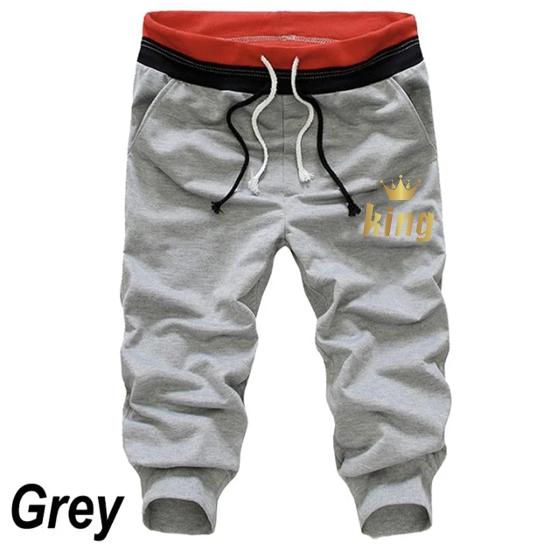 Men's sports shorts, jogging pants, casual sports and fitness solid jogging pants, men's sports pants