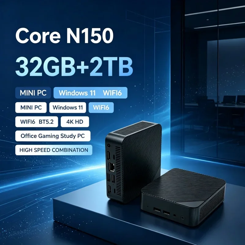 core-n150-mini-pc-for-daily-working-16gb-large-solid-state-drive-wifi-6-bluetooth52-ultra-hd-4k-multi-media-small-computer