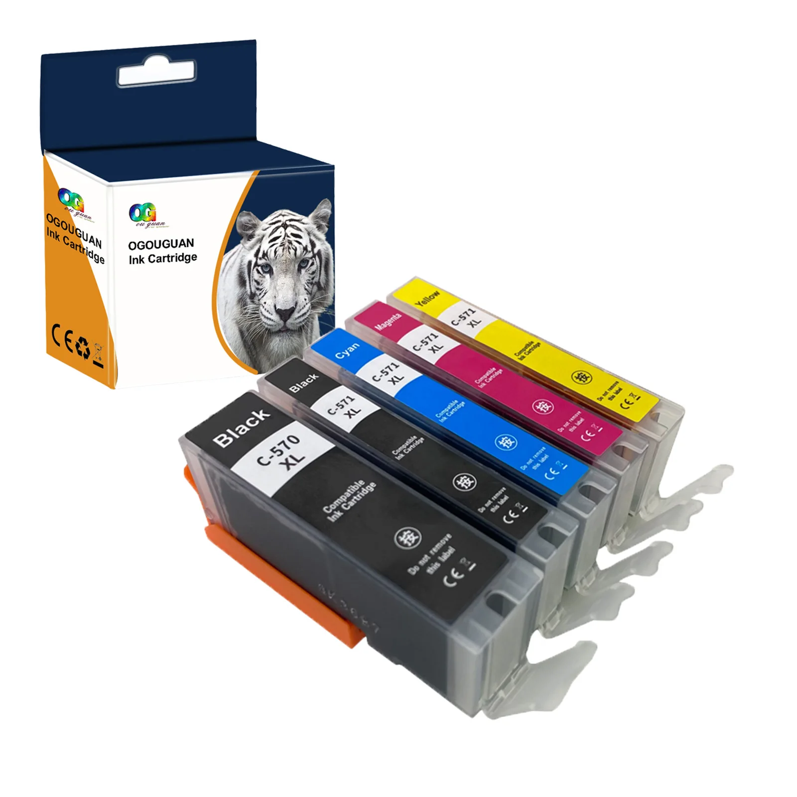 PGI570XL  570XL PGI-570XL CLI-571XL Compatible Ink Cartridge For Canon PIXMA MG5750 MG5751 MG5752 MG5753 MG6850 printer