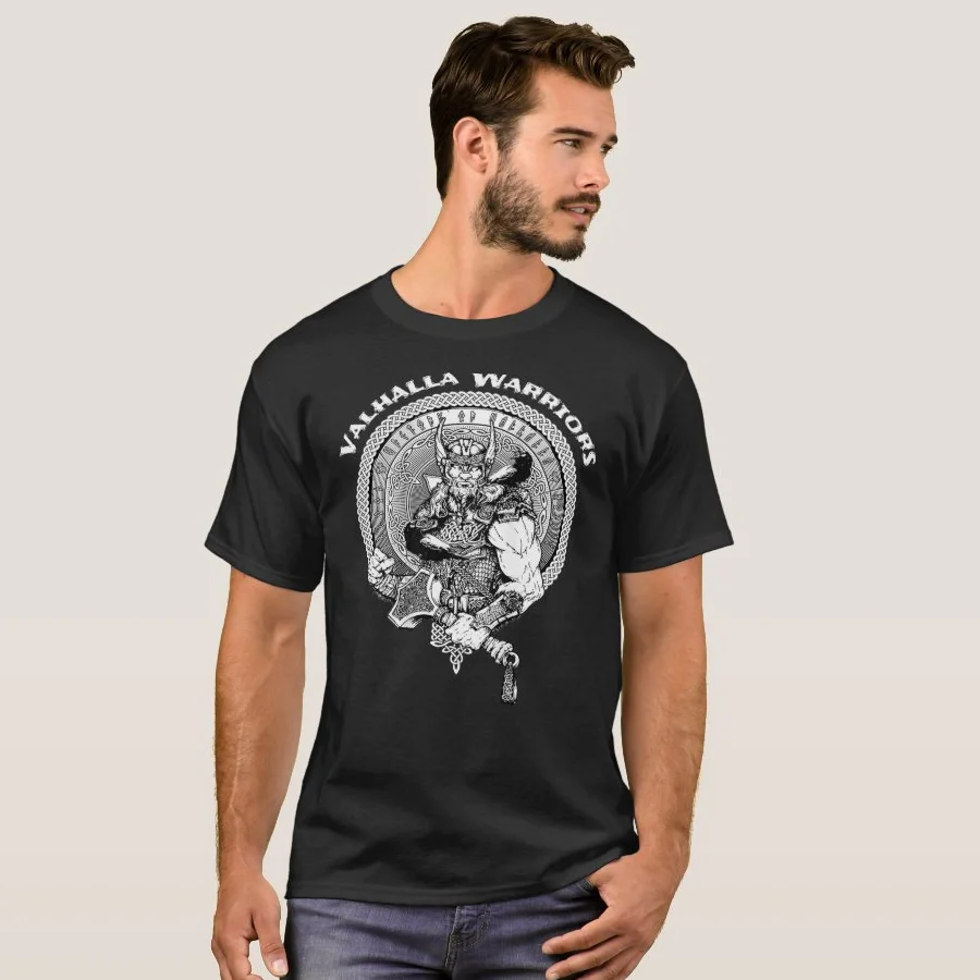 

Valhalla Warriors Berserker Vikings God Odin T Shirt. Short Sleeve 100% Cotton Casual T-shirts Loose Top Size S-3XL