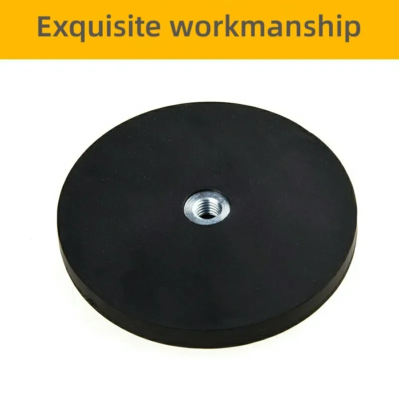 

D22 D43 D66 D88 Rubber Coated Magnet Magnetic Base Flat Thread Mounting Bracket Holder For Boat LED Light Car Bar