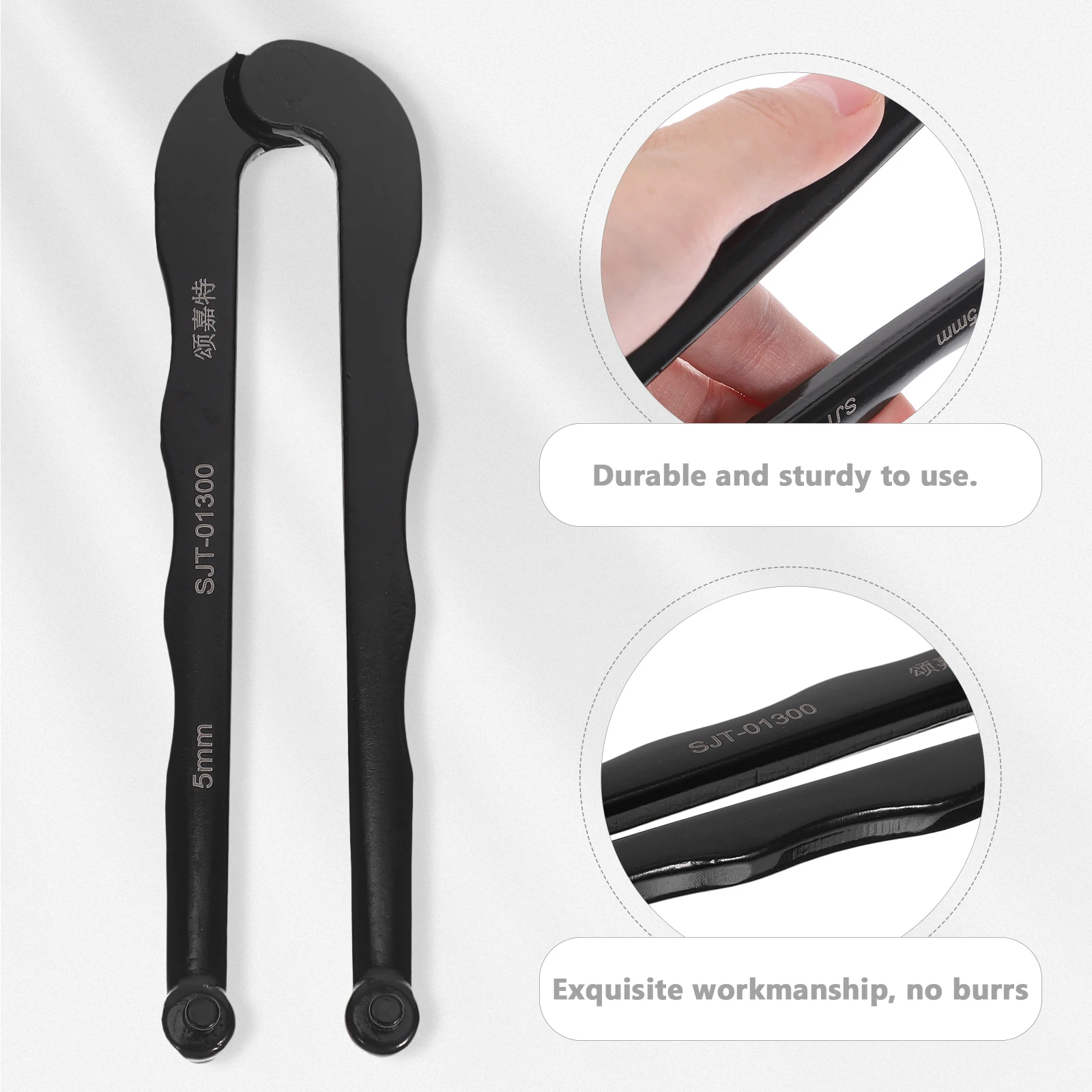 

5mm Professional Round Nut Adjustable Angle Mill Wrench Trimmer Cutter Wrench Electric Tool Accessories