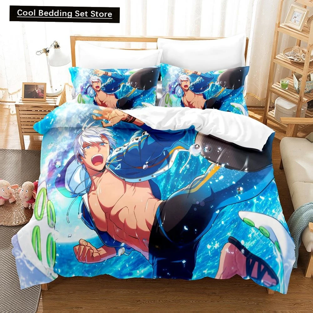 3D Cartoons Game HELIOS Rising Heroes Bedding Set Single Twin Full Queen King Size Bed Set Adult Kid Bedroom Duvet cover Sets