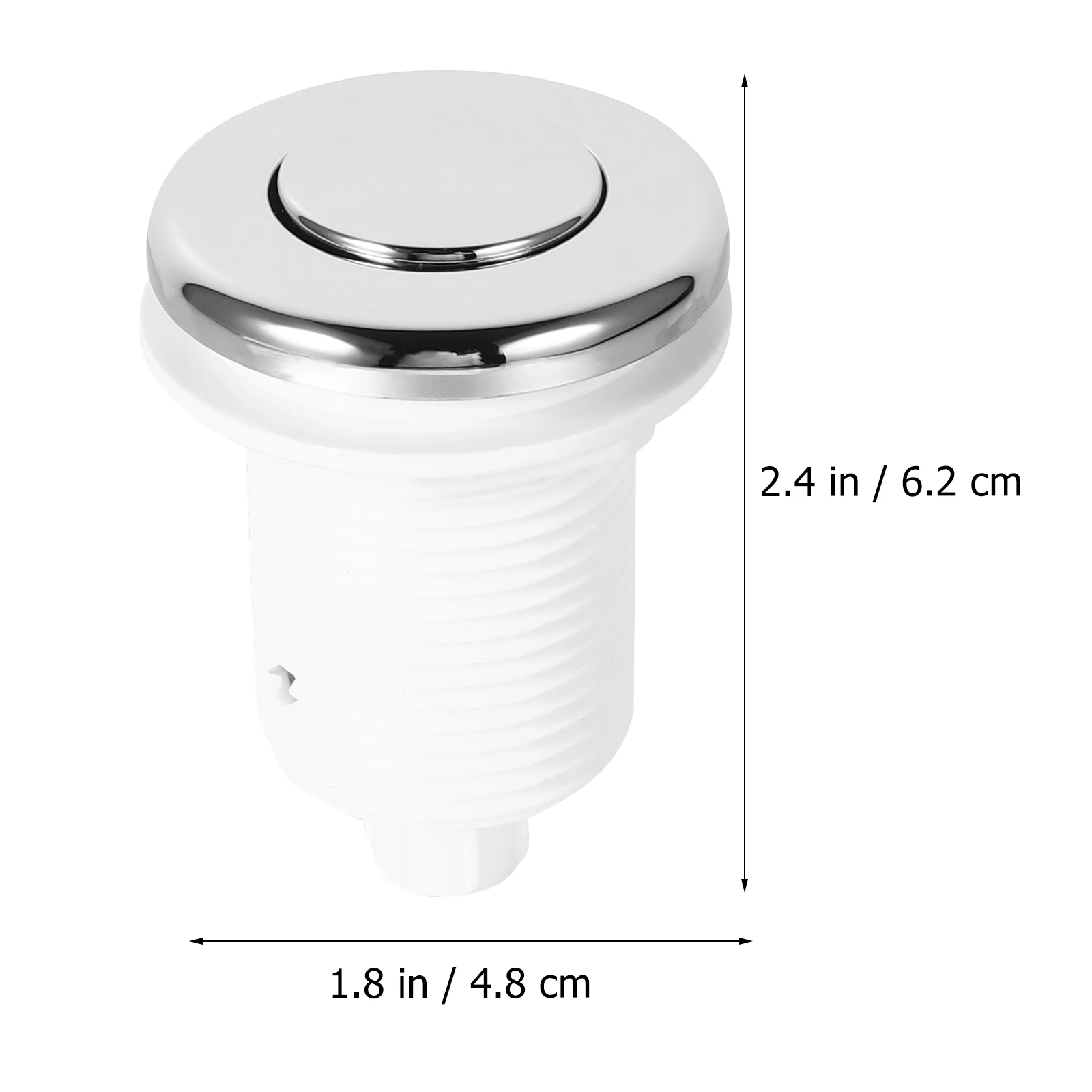 

Multifunction Pressure Switch Air Button Cistern Silicone Gasket Stainless Steel 304 Spring Easy Install Durable Practical Daily