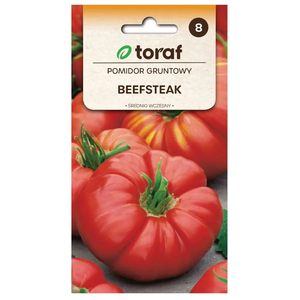 Beefsteak Tomatensamen 0,5g TORAF-Große, fleischige Frucht für den Anbau im Boden, Gewächshaus und auf dem Balkon