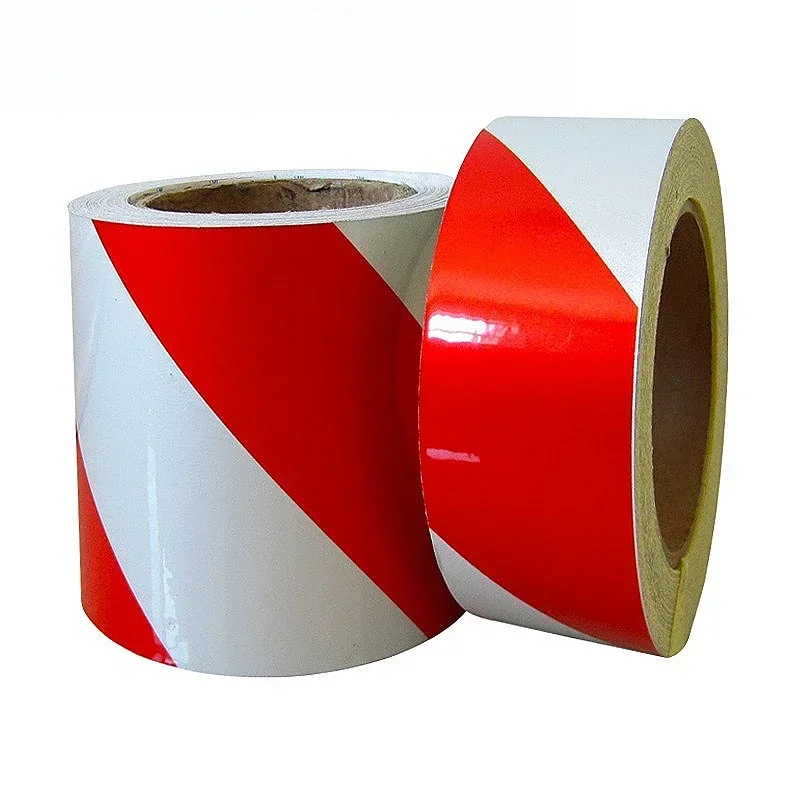 Reflecterende plakband Wit-rood Gevaarwaarschuwing Reflecterende tape Reflectortape Waterdichte veiligheidssticker voor auto-vrachtwagenlichaam