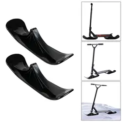 Patinete práctico para niños y niñas, esquí, trineo de nieve, PE, 1 par