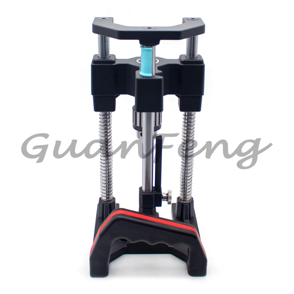 Multi-Function Vertical Drilling & Tapping Guide with Scale - For Wood, Aluminum Profile, and Angled Drilling