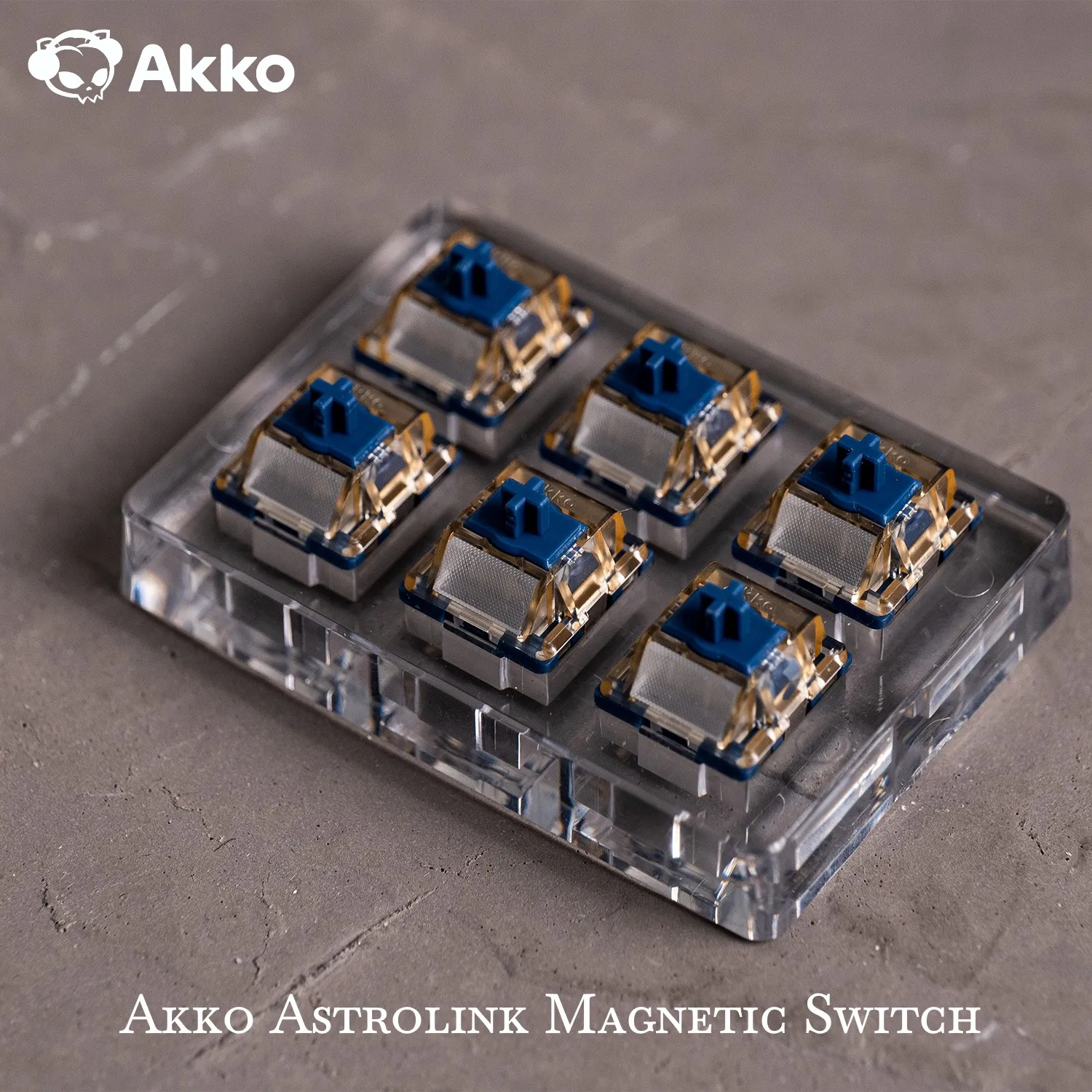 

Akko Astrolink Magnetic Switches High Precision 36gf Linear Switch for Hall Effect Keyboard Factory Lubed PC with POM Stem 6pcs