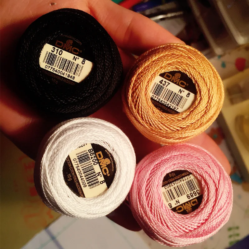 Original DMC Threads Cross Stitch DMC Embroidery Thread Mouline Thread Floss Cotton Thread For Hook Sewing Thread Crochet Line