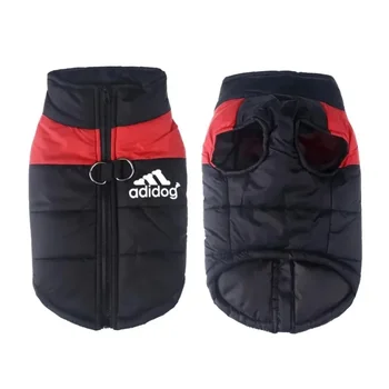 Waterproof Padded Zipper Jacket for Dogs, Warm Dog Clothes, Pet Coat, Winter Vest, Small and Medium Dogs, The Dog Face Outfit 2