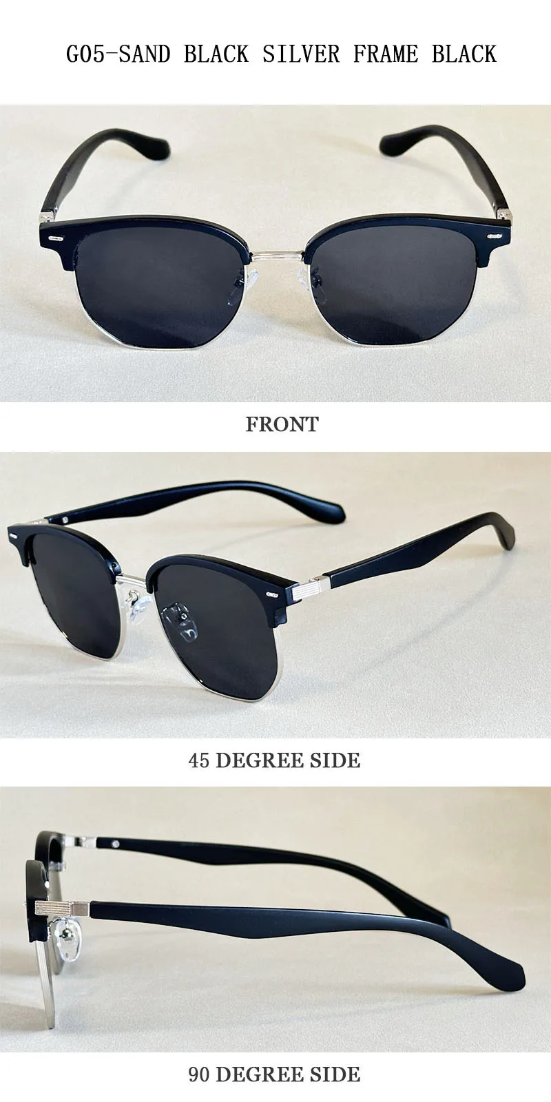 2025 sonnenbrille Männer Sonnencreme Vintage Sonnenbrille Frauen Trendy Retro Mode Gläser Luxe Lunette Soleil Femme Gafas De Sol Hombre – Detail 23