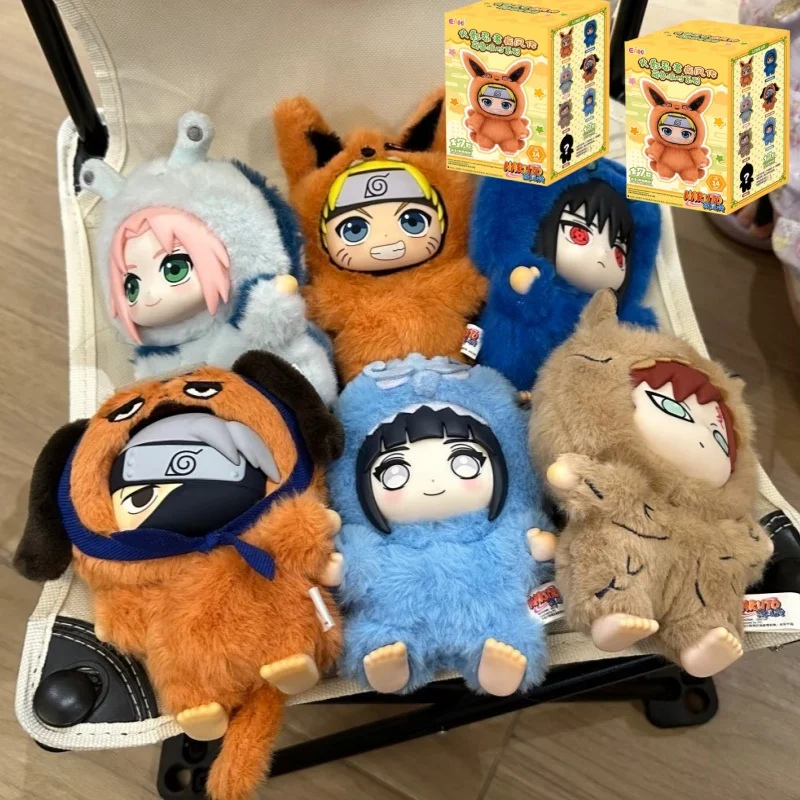 EAKI Naruto Shippuden Blind Box Uzumaki Collectible Figure Trendy Party Series Ornament Gift for Anime Fans