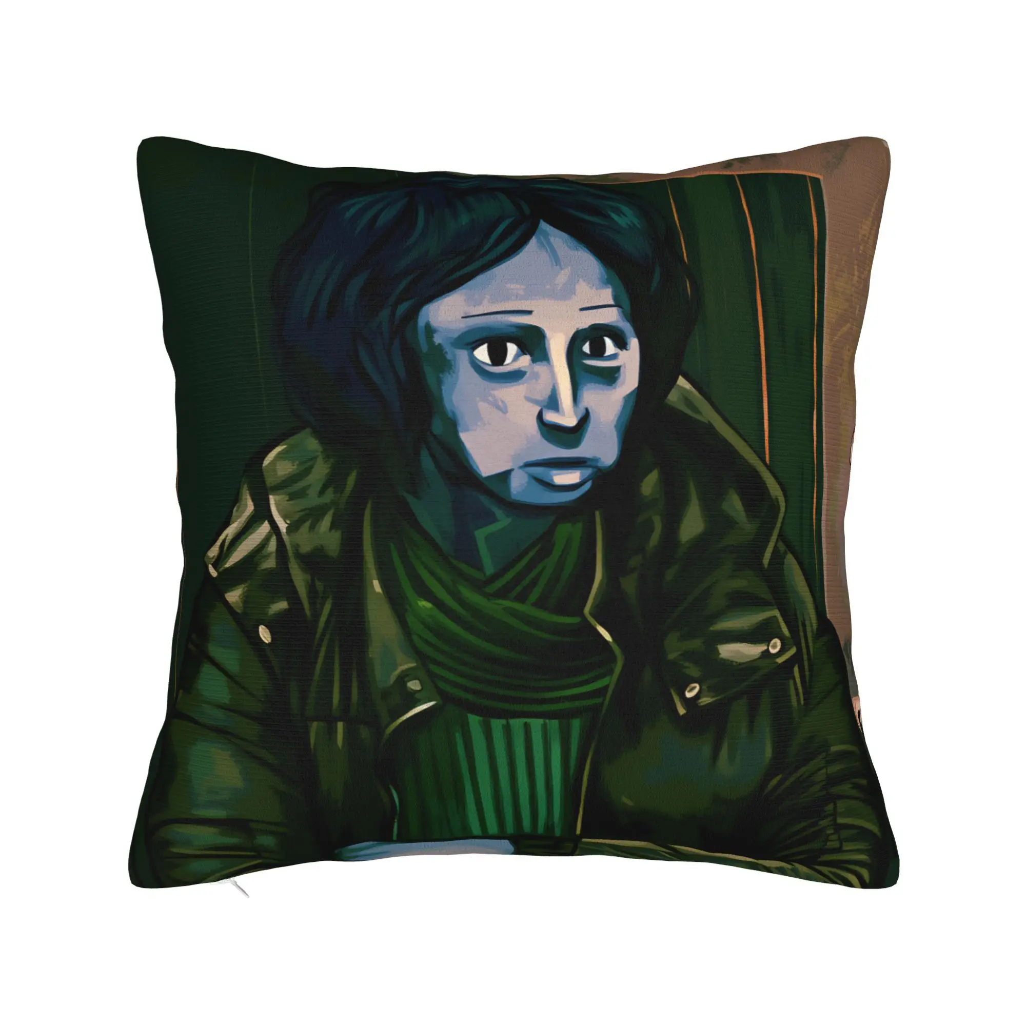 No Im Not a H-Human Pillow Cover  Vintage Pillow Case For Sofa Car Home Decor Comfy Pillowcases Birthday Gift