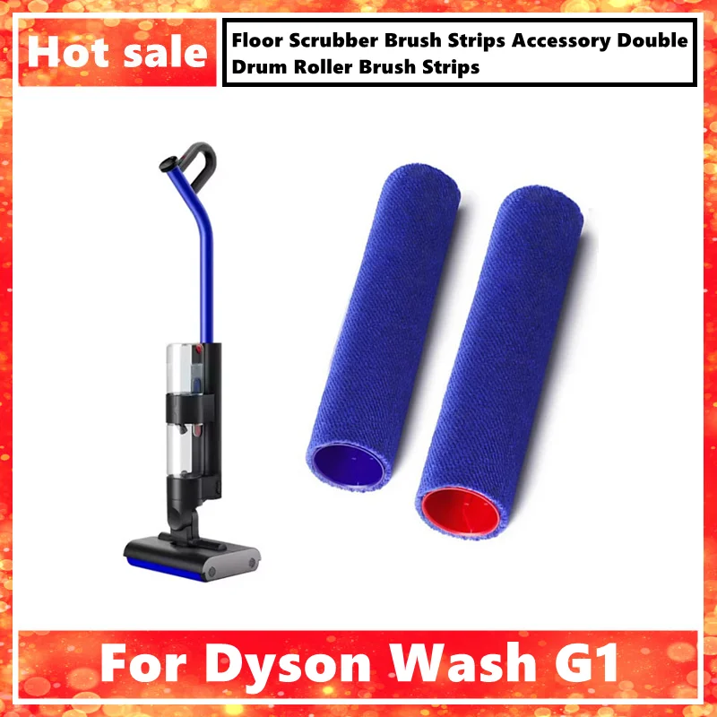 For Dyson Wash G1 Floor Scrubber Brush Strips Accessory Double Drum Roller Brush Strips