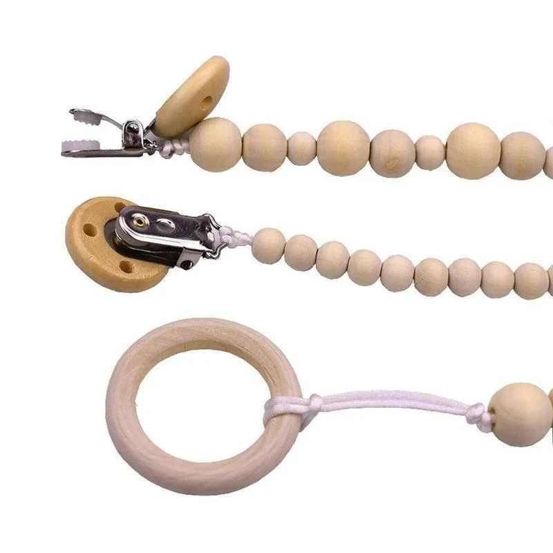 赤ちゃんのおしゃぶりホルダー,クリップチェーン,シリコンビーズ,偽の乳首,歯が生えるストラップ