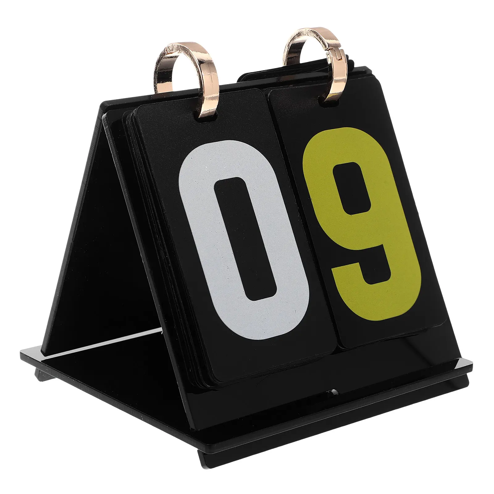 

Портативное ручное табло для подсчета очков Flip Scoreboard для карточных игр, соревнований, настольных видов спорта с крупными цифрами