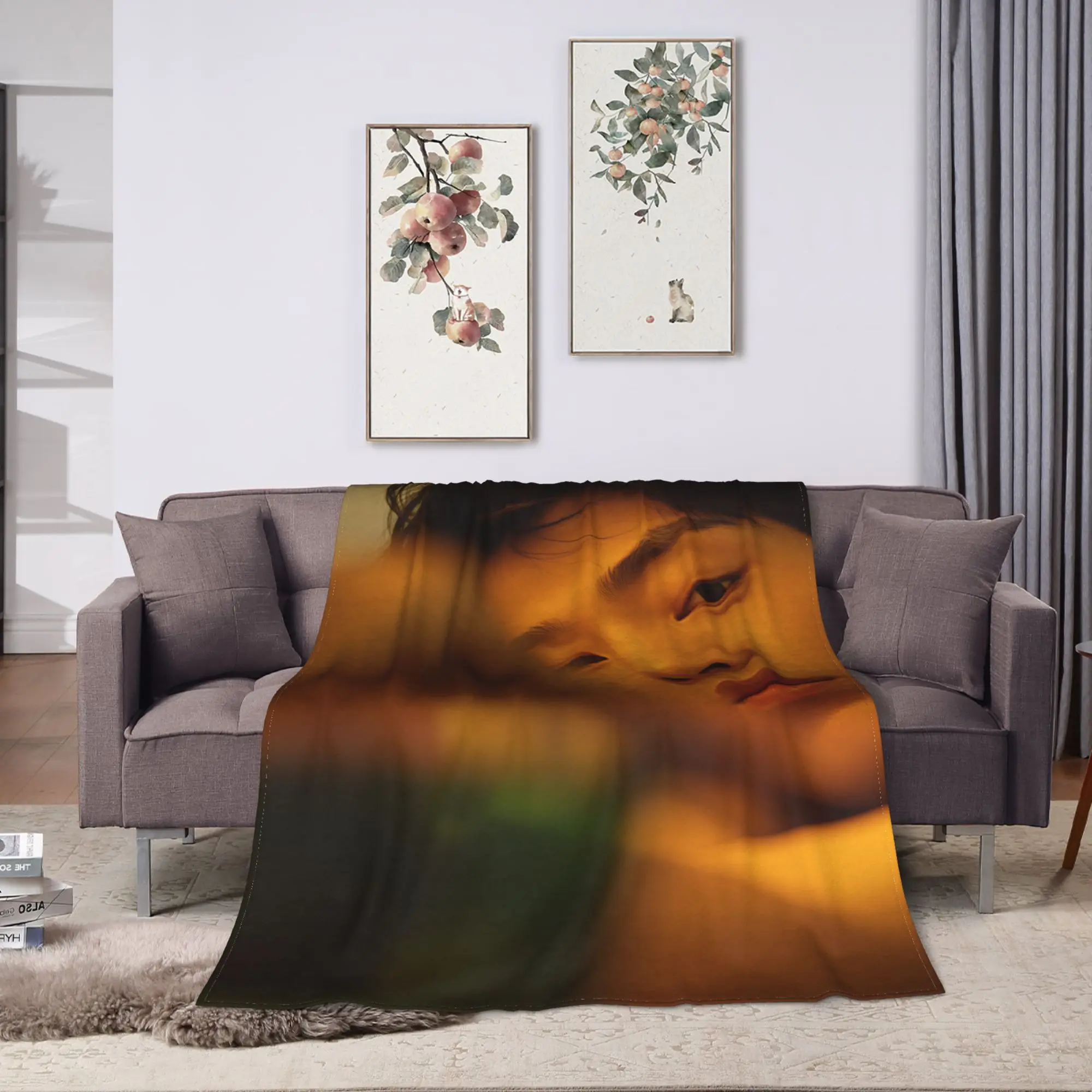 The Early Spring Plush Blanket Kids Adult C Drama Flannel Bedding Throws For Couch Chair Super Warm Design Quality Bedspread