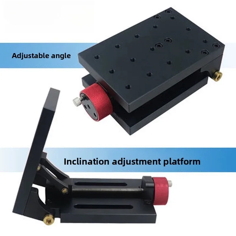 QX09 Adjustable Angle Platform Tilt Workbench Drilling Base 40kg Precision Adjustment Optical Mount Lab Positioning